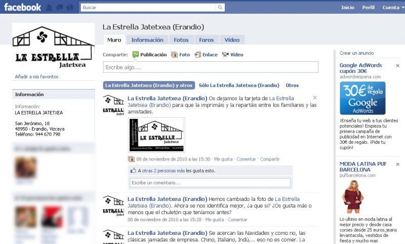 la estrella erandio