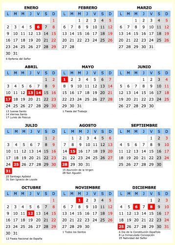 Calendario Laboral Erandio 2017