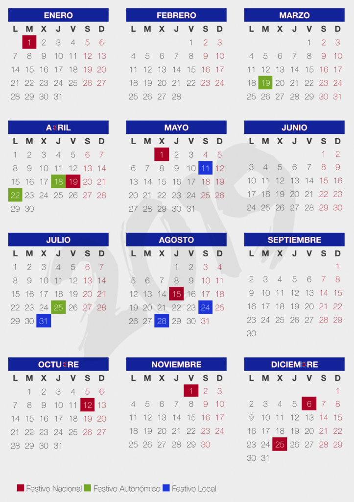 Calendario Laboral Erandio