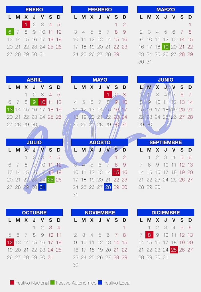 Calendario erandio